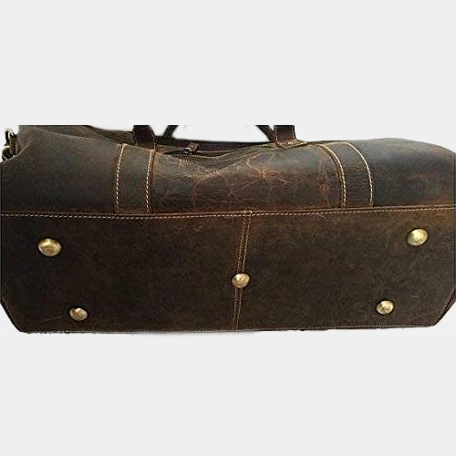 Base of The Coarse duffle with protective brass studs