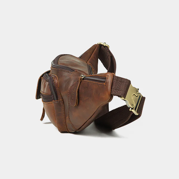 The Fanny Pack side profile showing strap and buckle